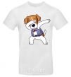 Men's T-Shirt Dog Patron White фото