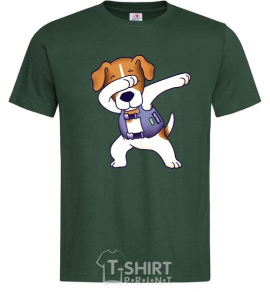 Men's T-Shirt Dog Patron bottle-green фото