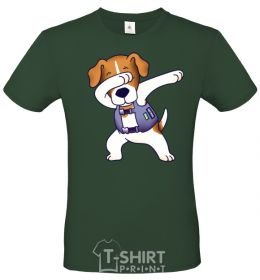 Men's T-Shirt Dog Patron bottle-green фото