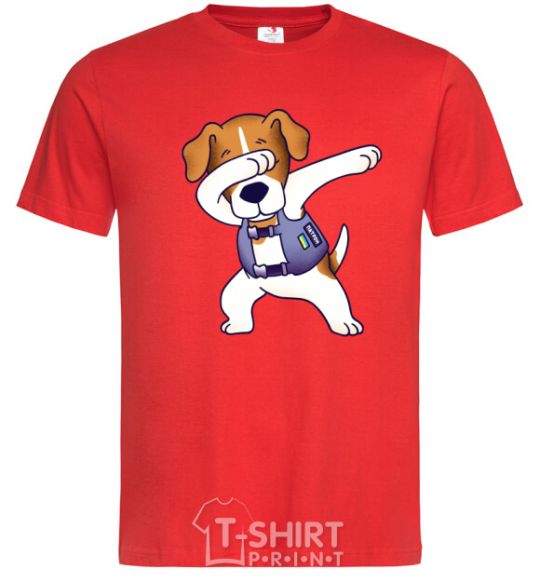 Men's T-Shirt Dog Patron red фото