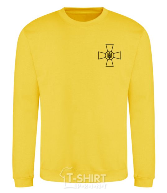 Sweatshirt Armed Forces of Ukraine AFU yellow фото