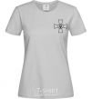 Women's T-shirt Armed Forces of Ukraine AFU grey фото