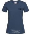 Women's T-shirt Armed Forces of Ukraine AFU navy-blue фото