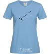 Women's T-shirt Chornobaivka rake sky-blue фото