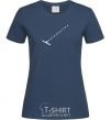 Women's T-shirt Chornobaivka rake navy-blue фото