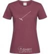 Women's T-shirt Chornobaivka rake burgundy фото