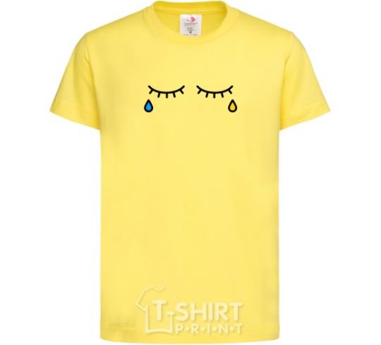 Детская футболка Сльози очі Лимонный фото