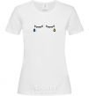 Women's T-shirt Tears in my eyes White фото