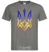 Men's T-Shirt The coat of arms is on fire dark-grey фото