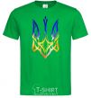 Men's T-Shirt The coat of arms is on fire kelly-green фото