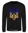 Sweatshirt The coat of arms is on fire black фото