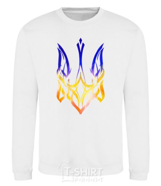 Sweatshirt The coat of arms is on fire White фото