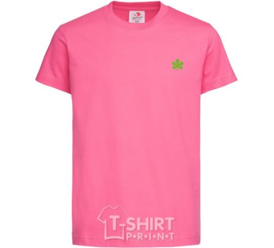 Детская футболка Каштан Київ Ярко-розовый фото