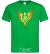 Men's T-Shirt Coat of arms bird yellow kelly-green фото