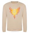 Sweatshirt Coat of arms bird yellow sand фото