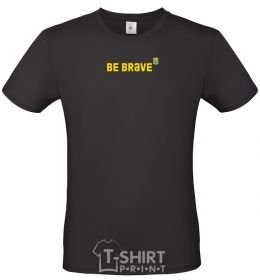 Men's T-Shirt be brave Embroidery black фото