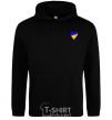 Men`s hoodie Heart flag Embroidery black фото