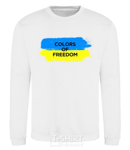 Sweatshirt Colors of freedom White фото