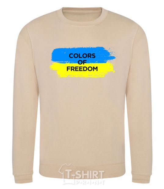 Sweatshirt Colors of freedom sand фото