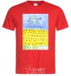 Men's T-Shirt Thank you for your protection red фото