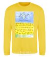 Sweatshirt Thank you for your protection yellow фото