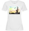 Women's T-shirt Thank you Take care of yourself White фото