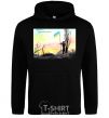 Men`s hoodie Thank you Take care of yourself black фото