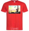 Men's T-Shirt Thank you Take care of yourself red фото