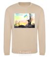 Sweatshirt Thank you Take care of yourself sand фото