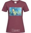 Women's T-shirt We will win burgundy фото