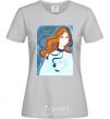 Women's T-shirt Come back alive grey фото