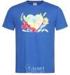 Men's T-Shirt Ukrainian house royal-blue фото