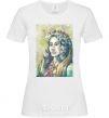 Women's T-shirt Ukrainian woman in a wreath White фото