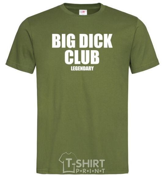 Men's T-Shirt Big dick club legendary millennial-khaki фото