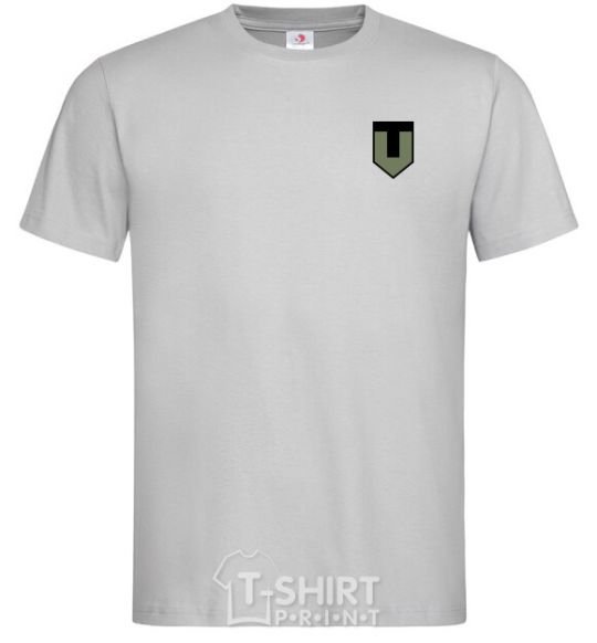 Men's T-Shirt TRO emblem grey фото