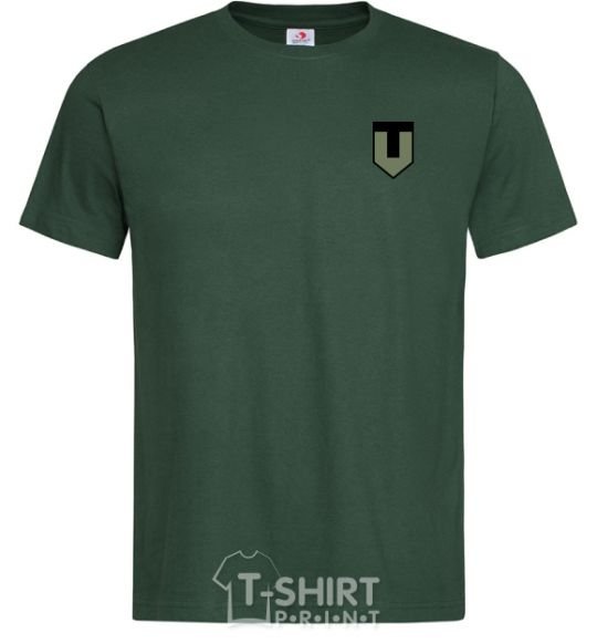 Men's T-Shirt TRO emblem bottle-green фото