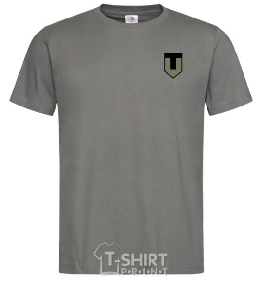 Men's T-Shirt TRO emblem dark-grey фото