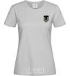 Women's T-shirt TRO emblem grey фото
