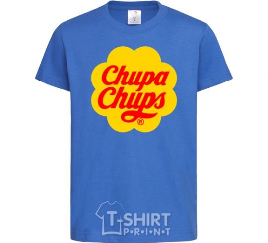 Детская футболка Chupa Chups Ярко-синий фото