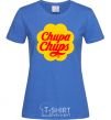 Women's T-shirt Chupa Chups royal-blue фото