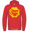 Men`s hoodie Chupa Chups bright-red фото