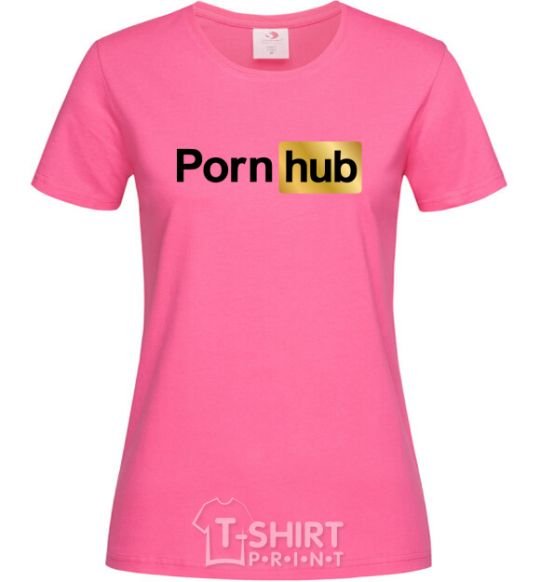 Women's T-shirt Pornhub heliconia фото