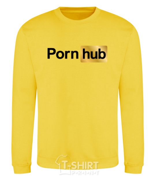 Sweatshirt Pornhub yellow фото