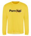 Sweatshirt Pornhub yellow фото