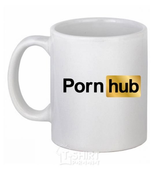 Ceramic mug Pornhub White фото