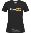 Женская футболка Pornhub Черный фото