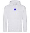 Men`s hoodie Azov Idea of the Nation sport-grey фото