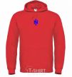 Men`s hoodie Azov Idea of the Nation bright-red фото