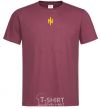 Men's T-Shirt Azov Idea of the Nation burgundy фото