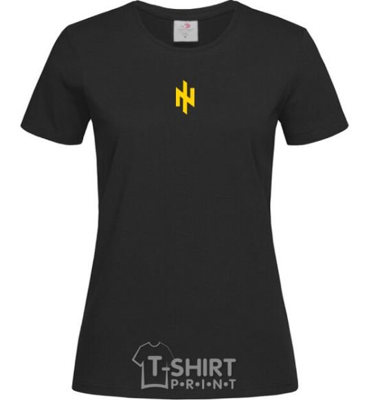 Women's T-shirt Azov Idea of the Nation black фото